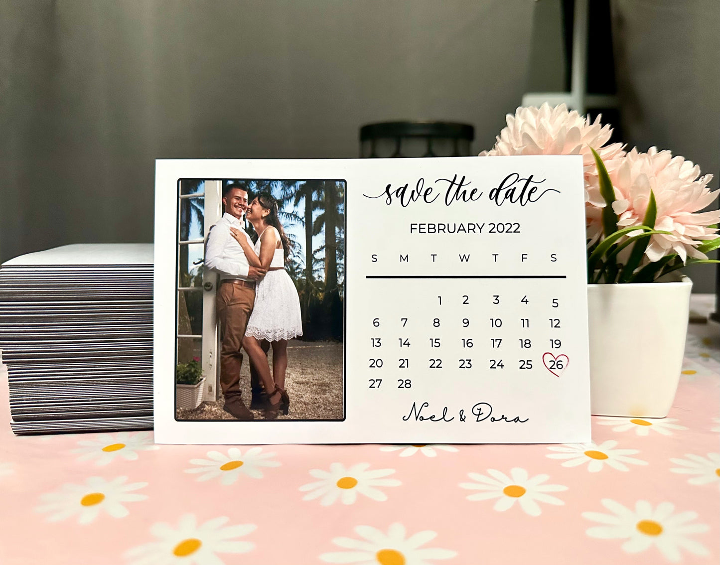 Save the Date Calendar Magnet (4 X 6 inch)
