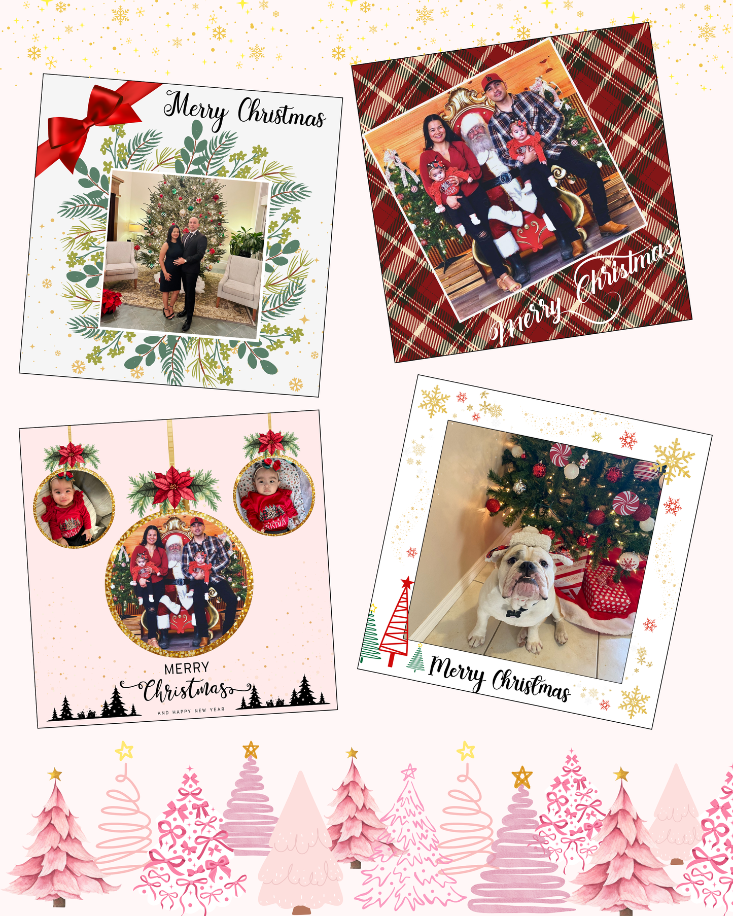 Set of 4 Christmas Edition