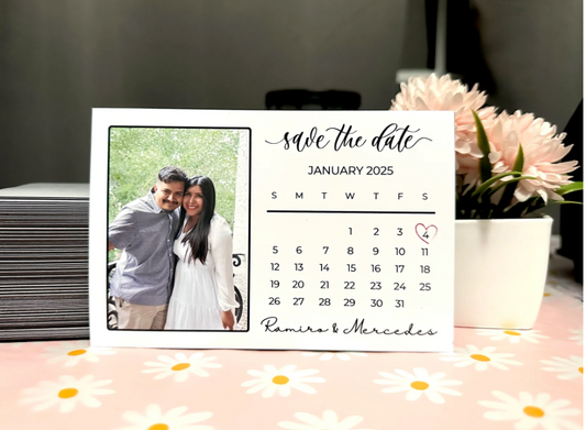 Save the Date Calendar Magnet (4 X 6 inch)